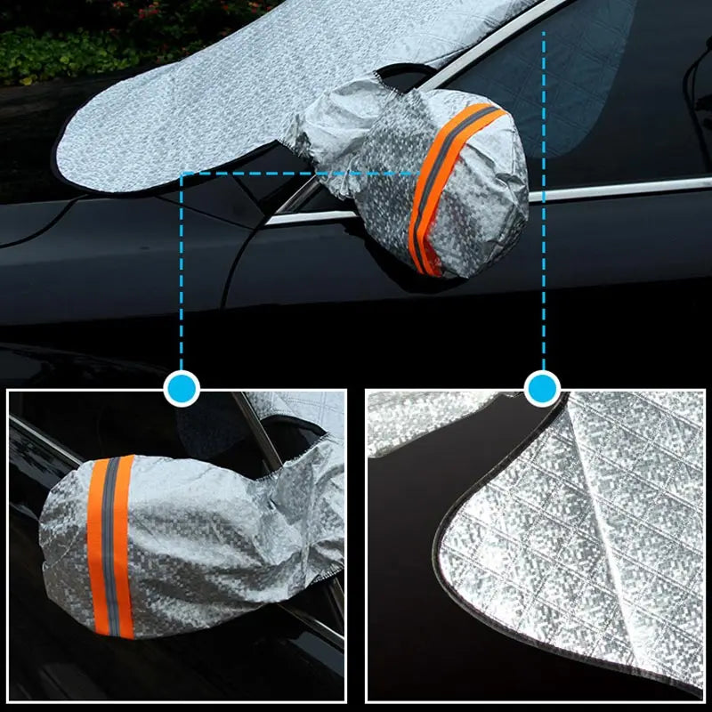"Snow Shield - Protection ultime pour le pare-brise de voiture"