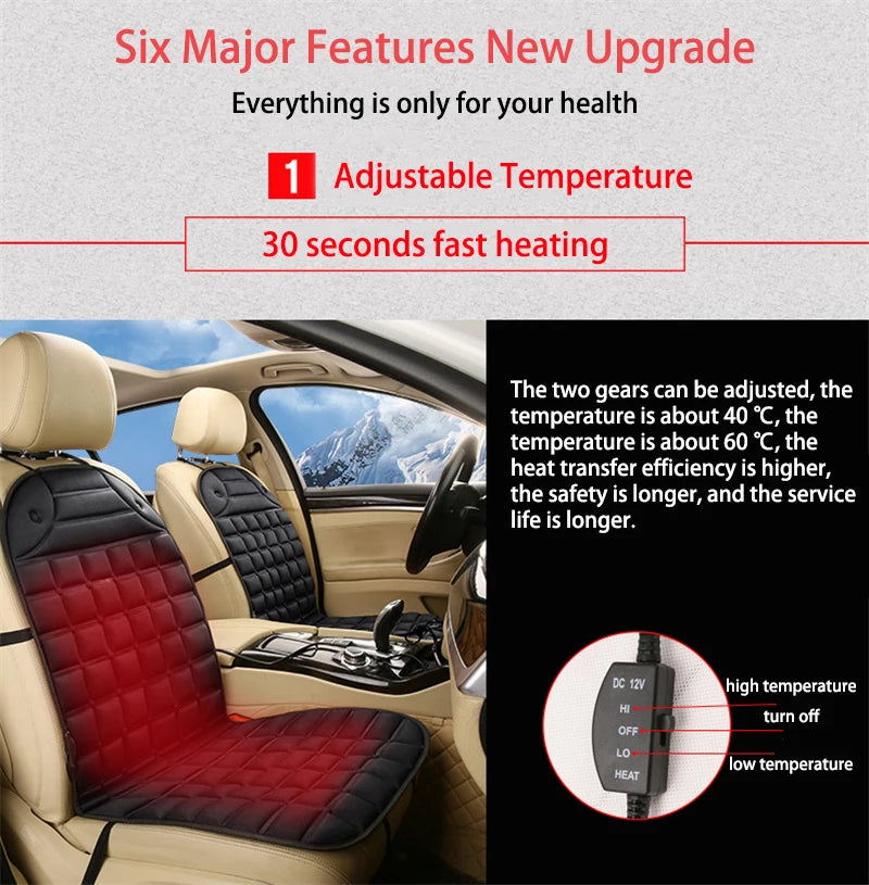 "Siège chauffant automatique confortable"