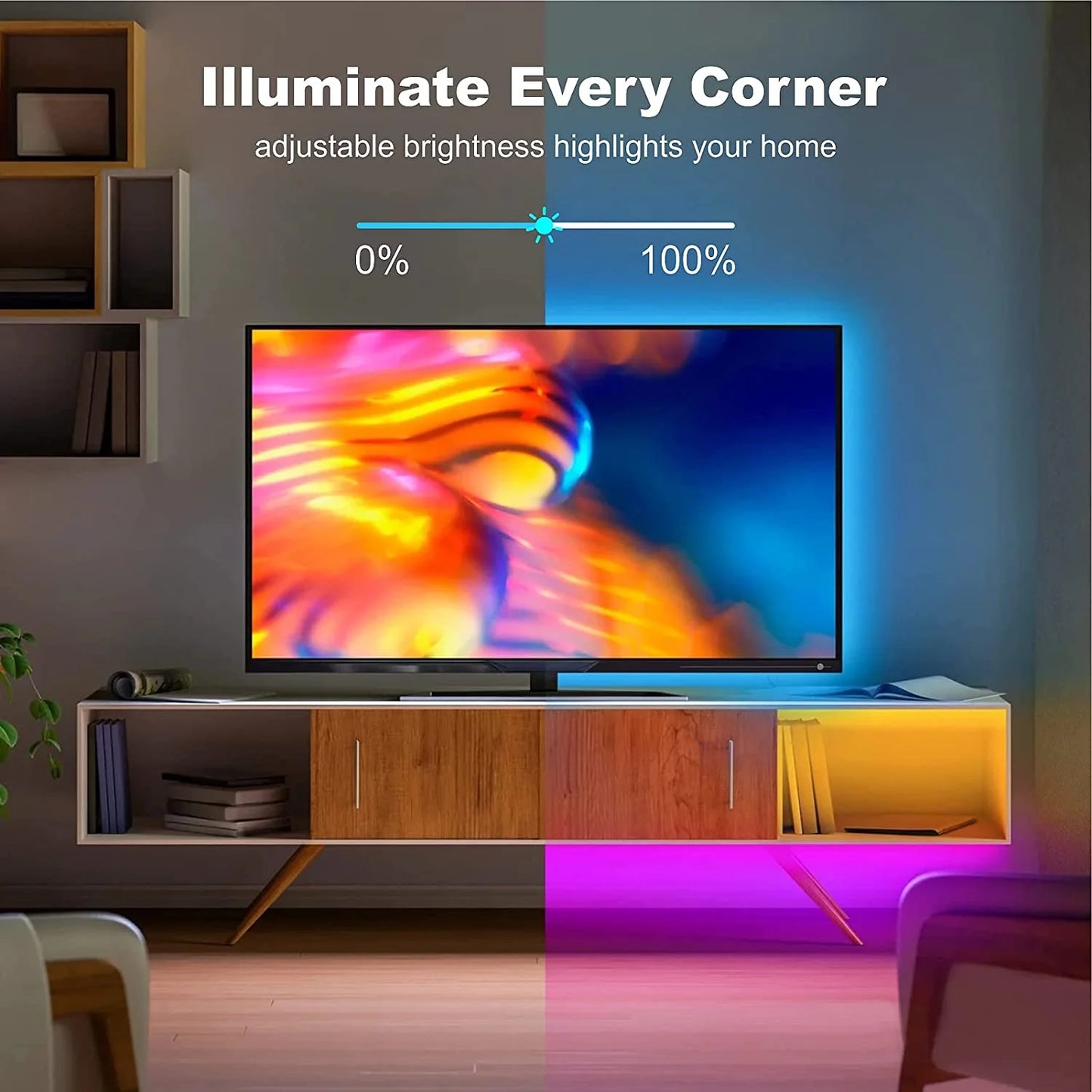 "Bande LED RVB Bluetooth USB"