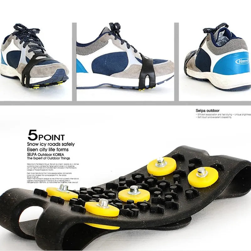 "Crampons de traction en silicone Ice Grip