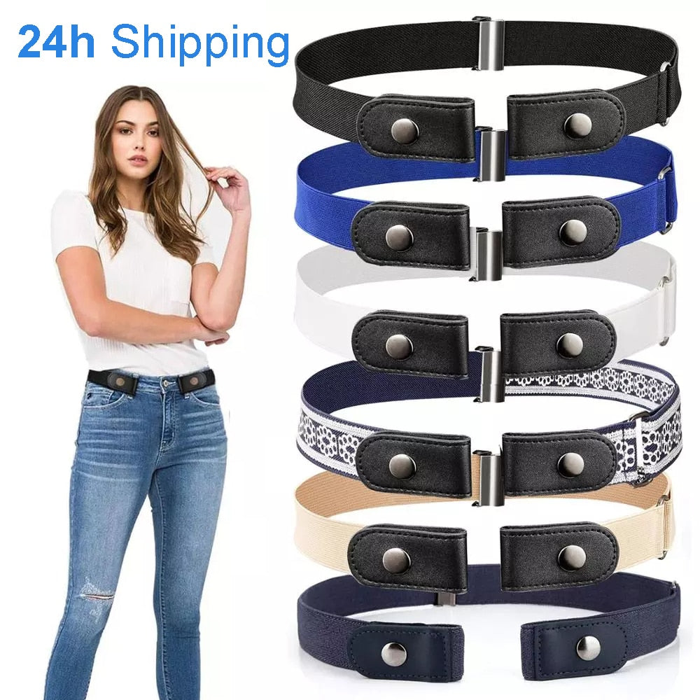 Ceinture élastique invisible à la taille sans boucle