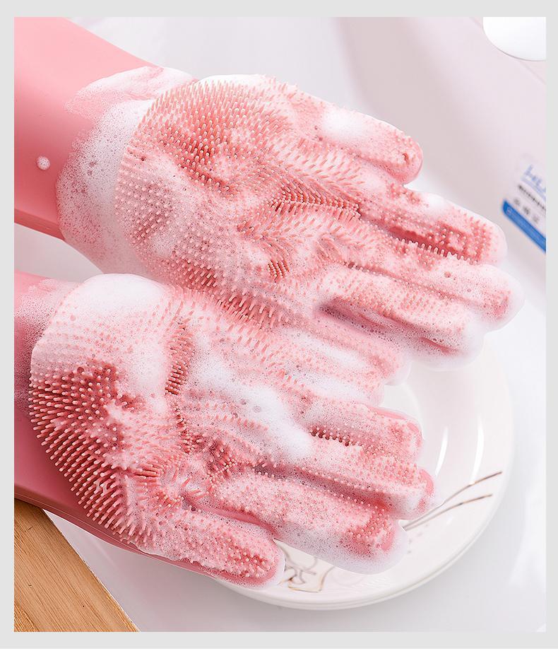 Gants de vaisselle magiques